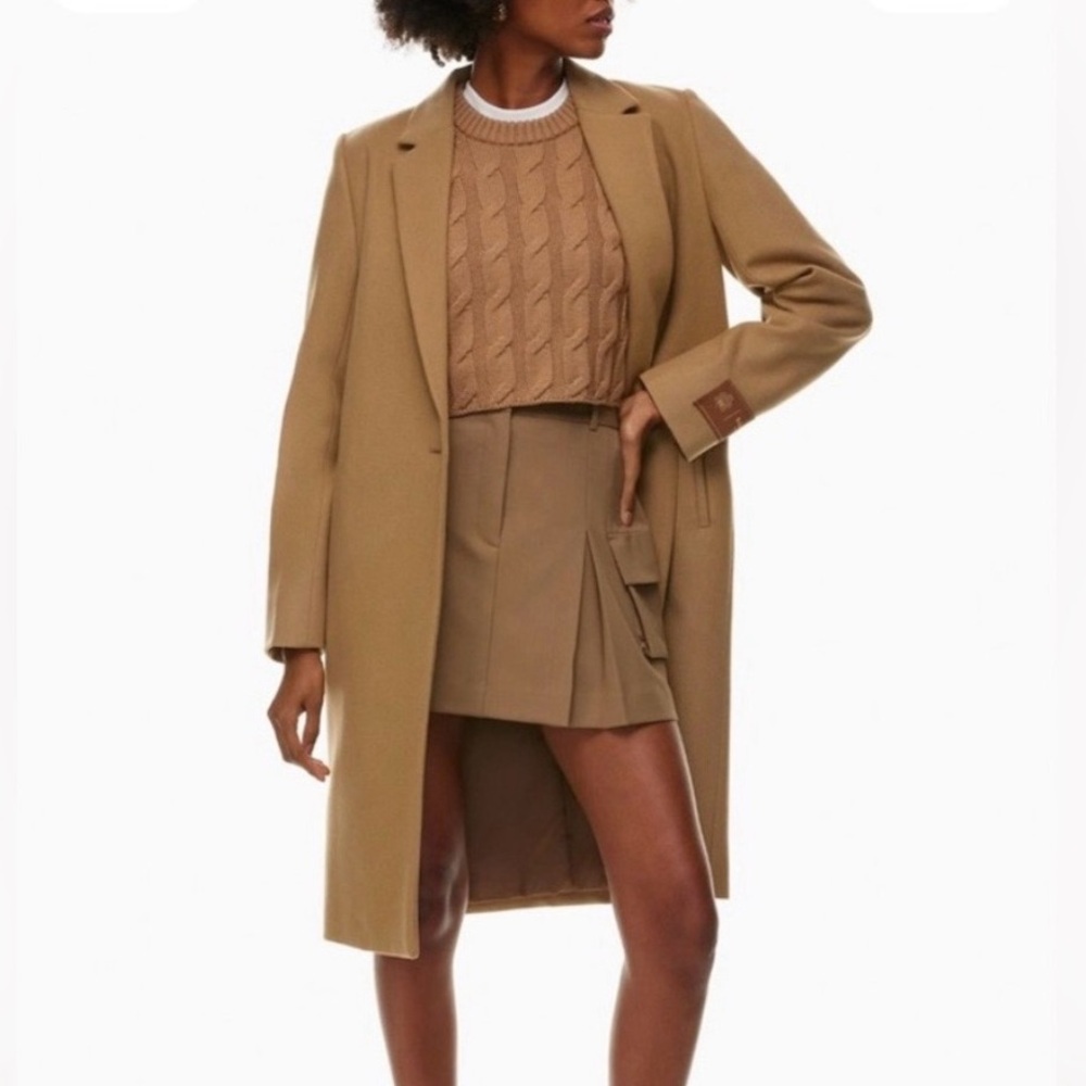 ARITZIA BABATON STEDMAN COAT IN CAMEL/ GOLD - Picture 4 of 9